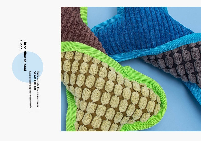 Juguete Hueso de Peluche con Sonido para Perro y Gato