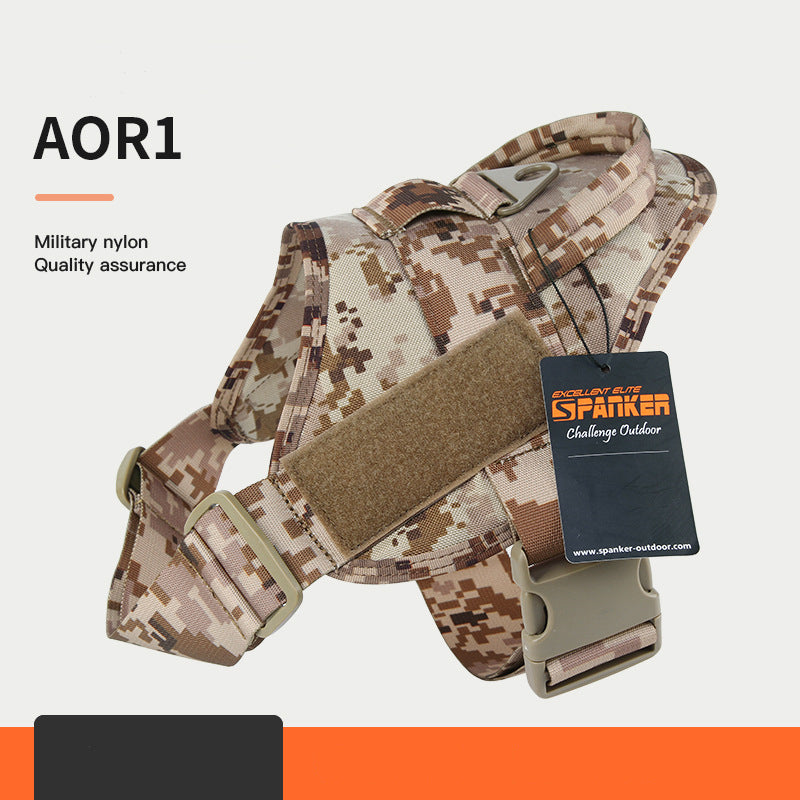Arnés Táctico Resistente Estilo Militar para Perro Mascota