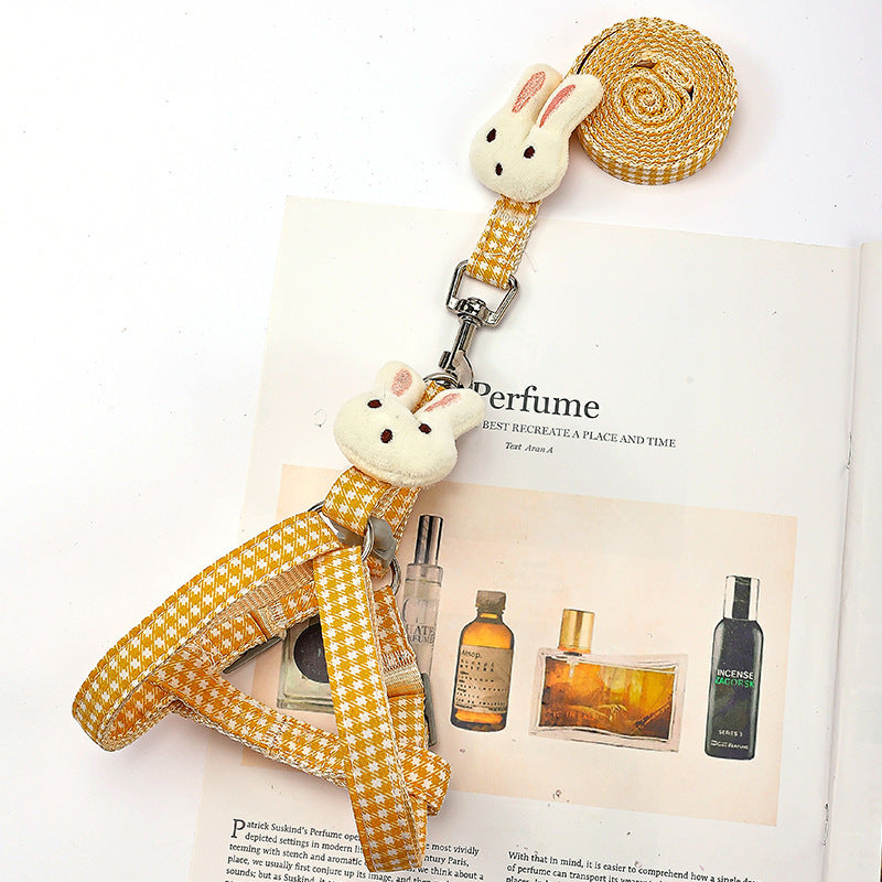 Arnés Nylon de Liberación Rápida para Perro Pequeño Gato Mascota Antitirones.