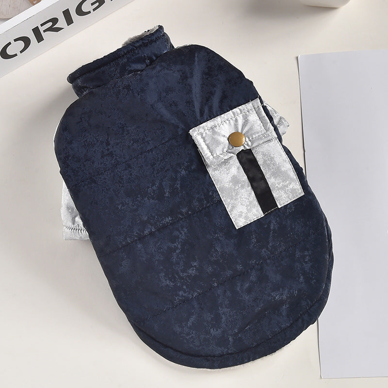 Ropa Chaqueta Calida de Algodon a Prueba de Viento Perro Gato Mascotas