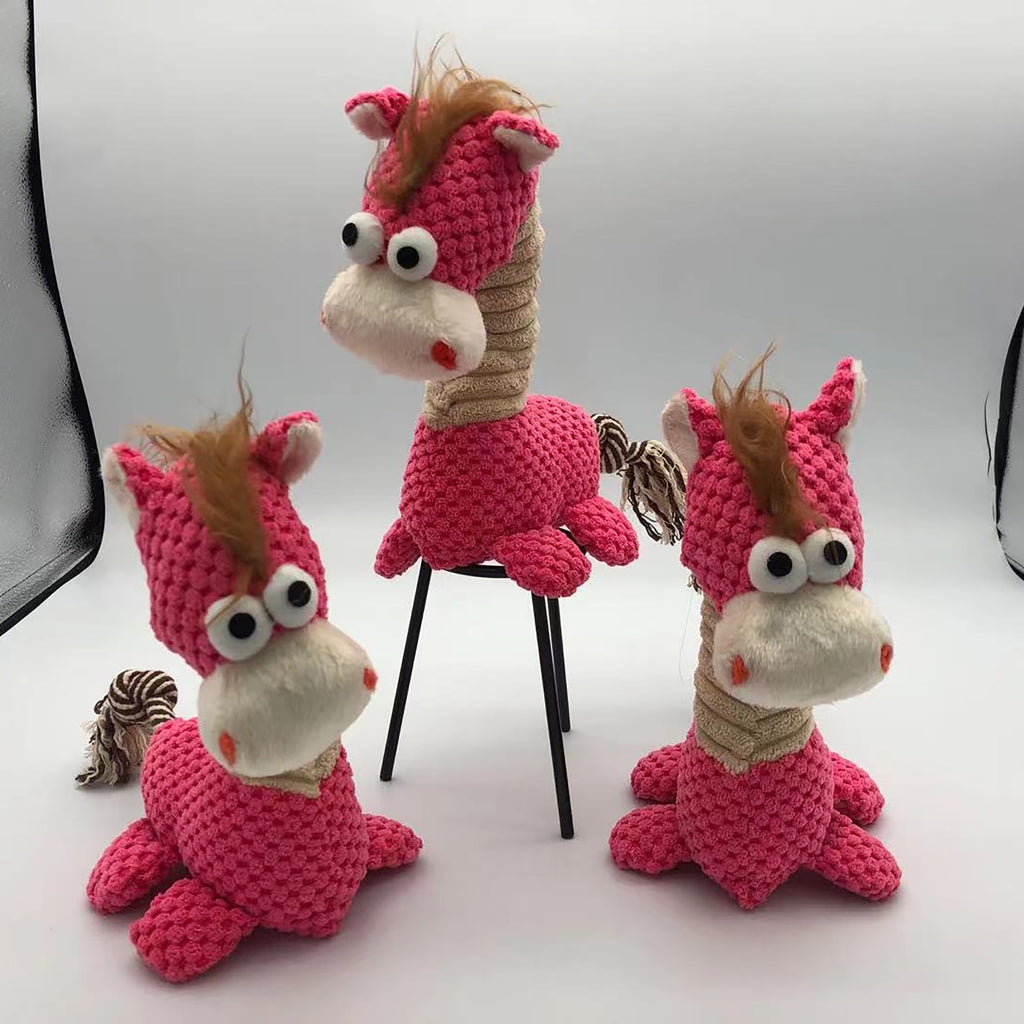 Juguete Terciopelo con Sonido para Mascota con Forma de Jirafa