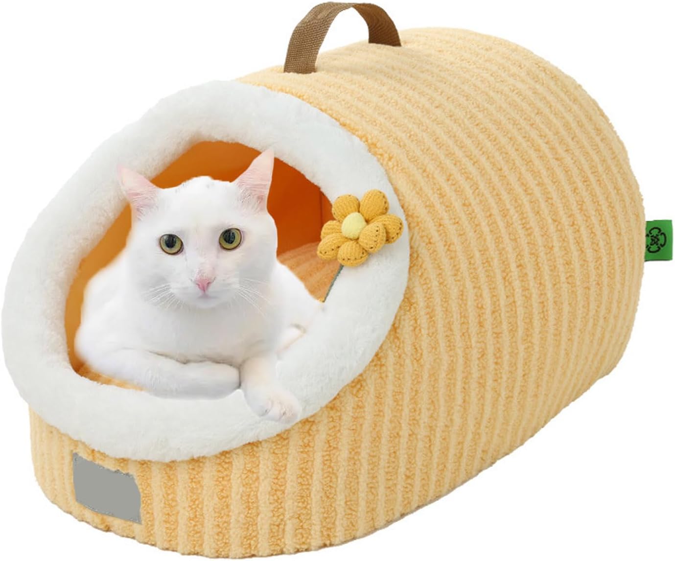 Cama Cueva Semicerrada Suave Calida y Comoda para Gato