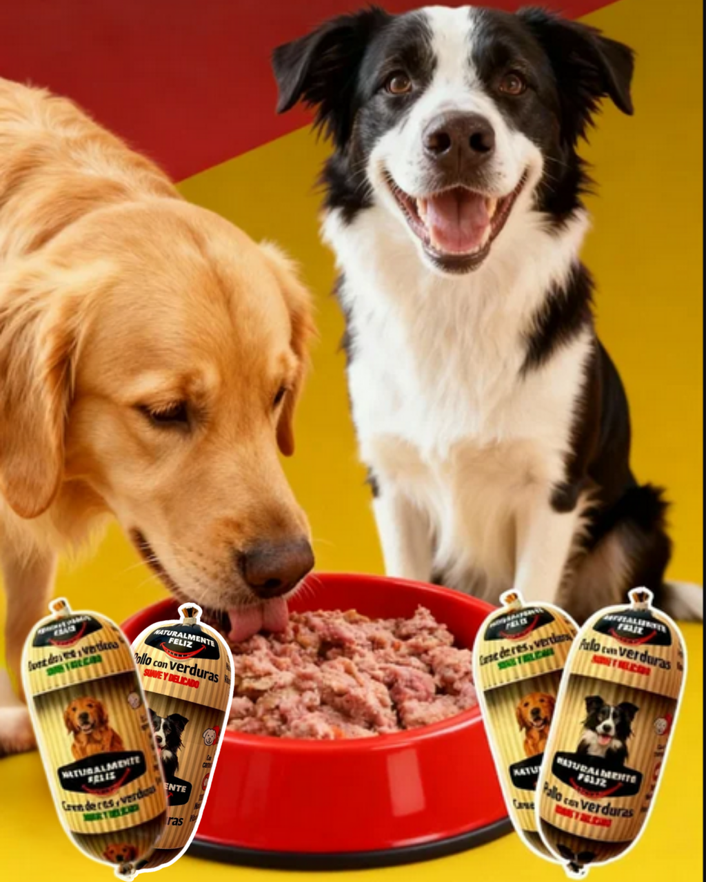 Menú x12 Perro - 5,4 Kg Mix de Pollo y Ternera Fresca con Verduras