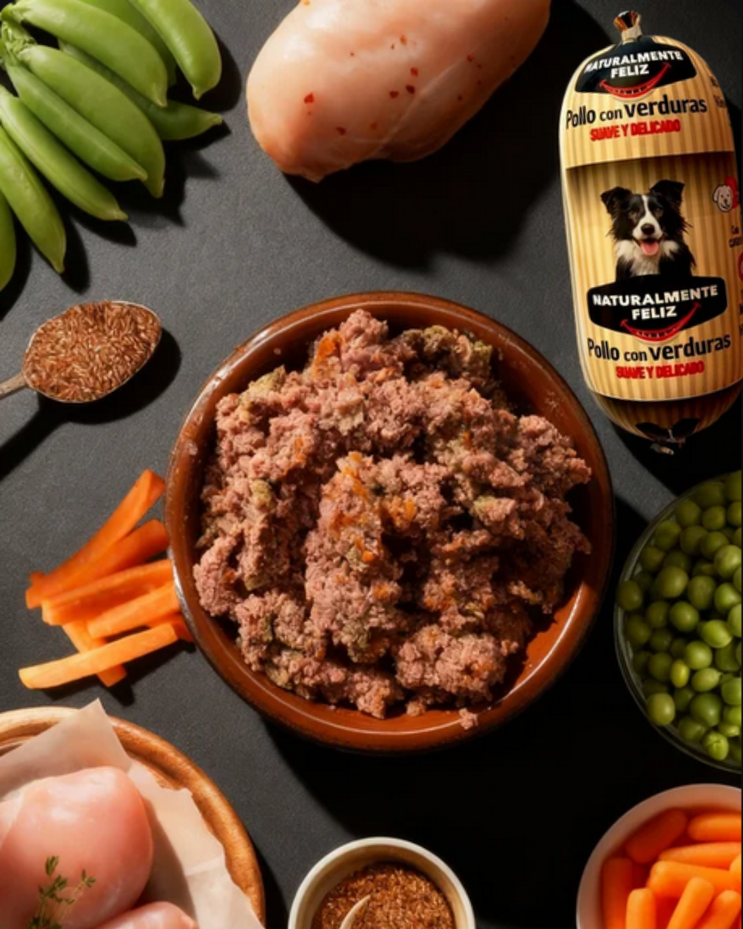 Menú x12  Perro- 5,4 Kg Pollo fresco con verduras