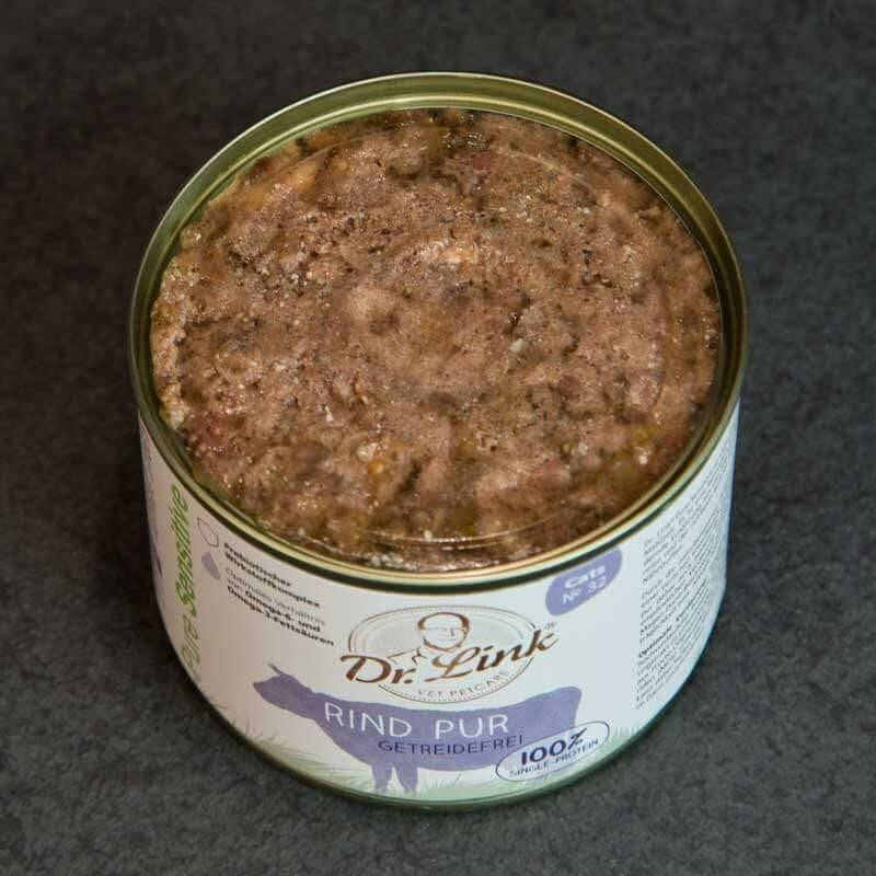 Lata de Comida Húmeda Carne de Ternera 100% Natural para Gato