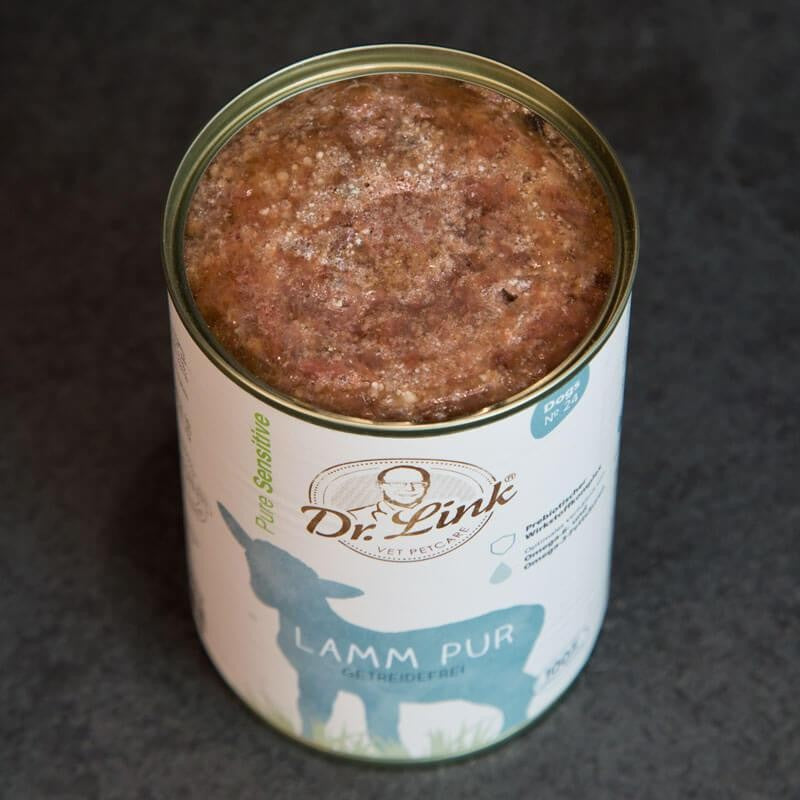 Lata de Comida Cocinada Carne de Cordero 100% Natural para Perro