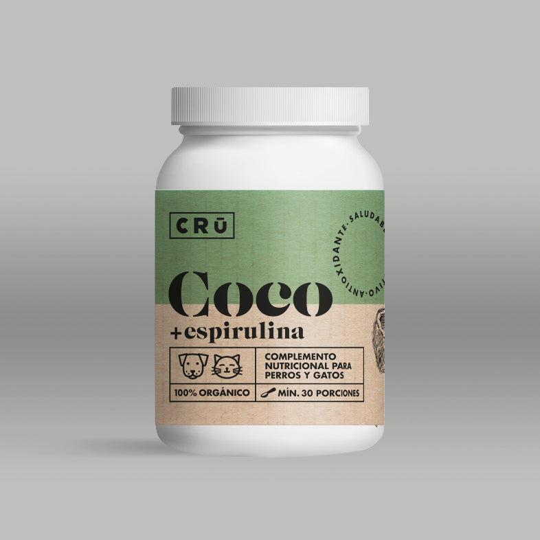 Complemento  Nutricional de Coco y Espirulina para Perro y Gato