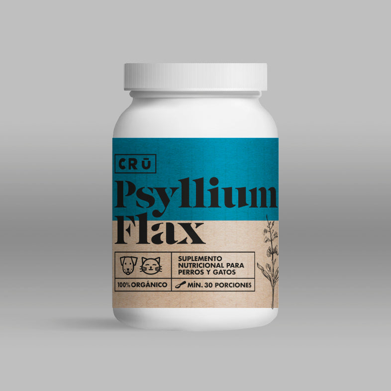 Psyllium Flax Complemento Nutricional de Fibra para Perro y Gato