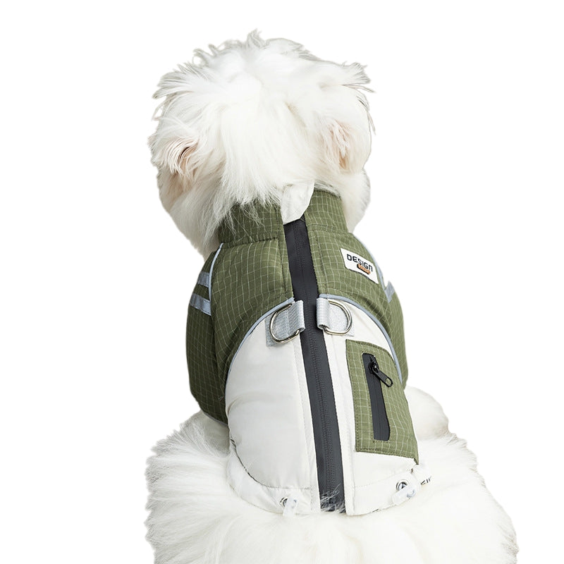 Chaqueta Cortavientos Outdor Adventure Otoño Invierno para Perro Mascotas