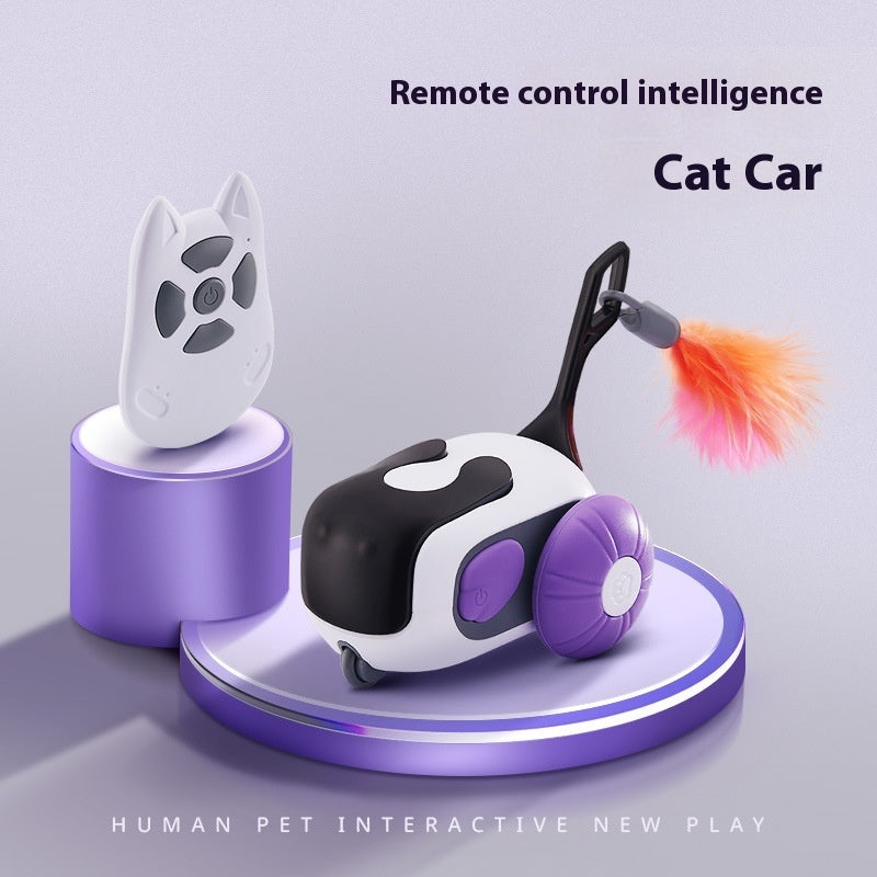 Juguete Coche Eléctrico para Gato con Control Remoto Diversion Asegurada
