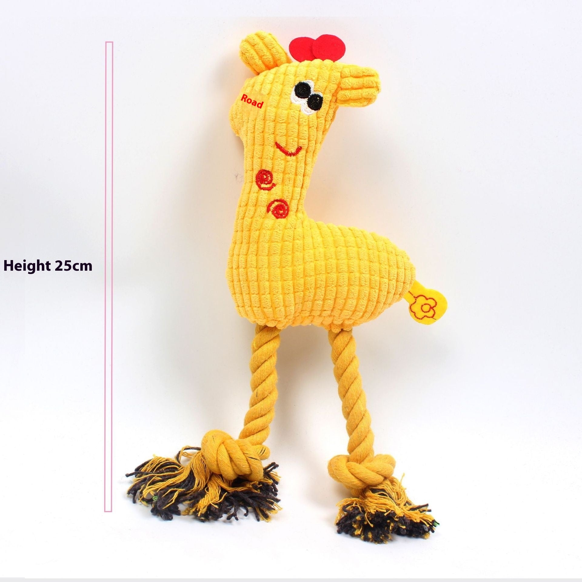 Juguete Perro Flamenco de Terciopelo Cepillado Resistente al Desgaste y a Mordeduras