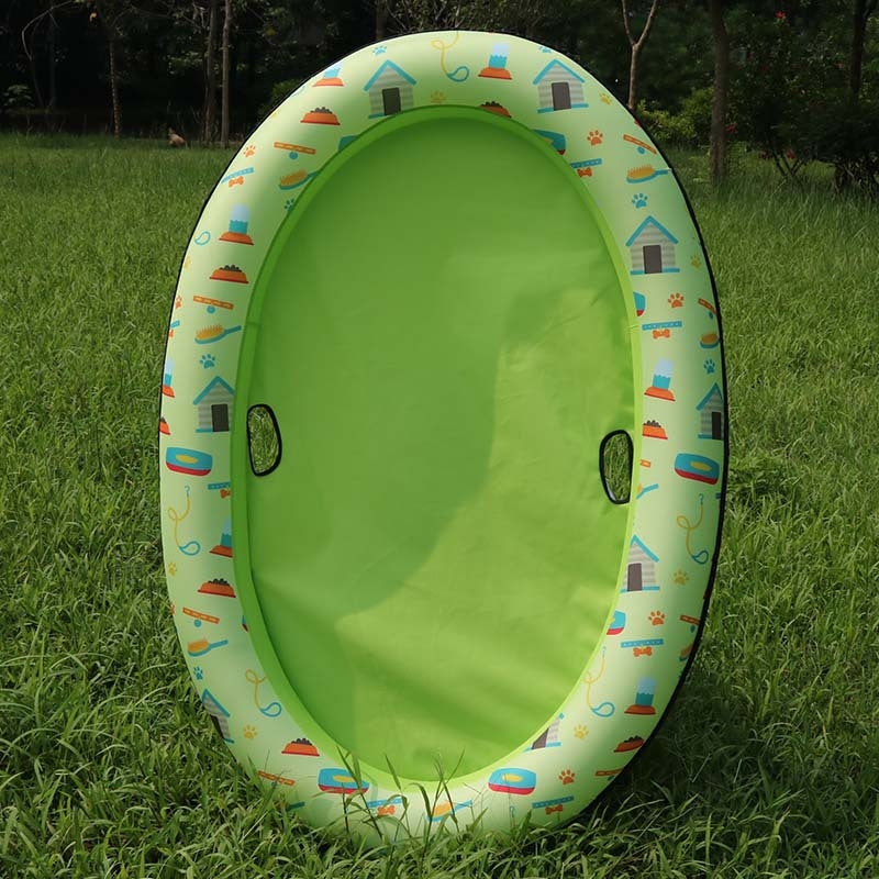 Hamaca Inflable Piscina para Perro, Cama Flotante para Mascota.