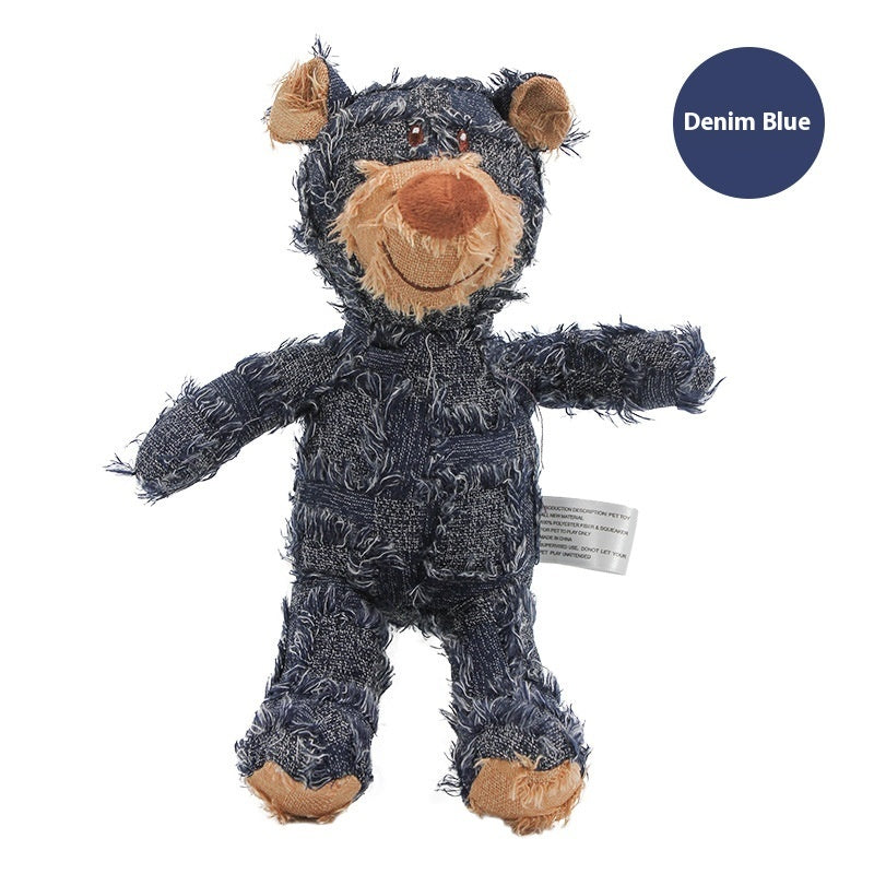 Juguete Oso Peluche con Sonido para Mascota Perro