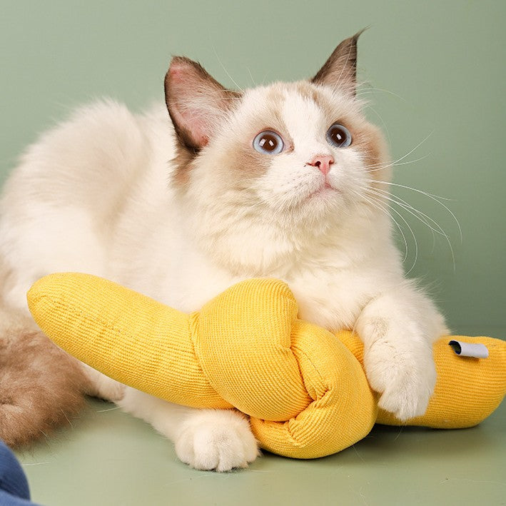Juguete de Menta Gatera para Gato con Forma de Nudo
