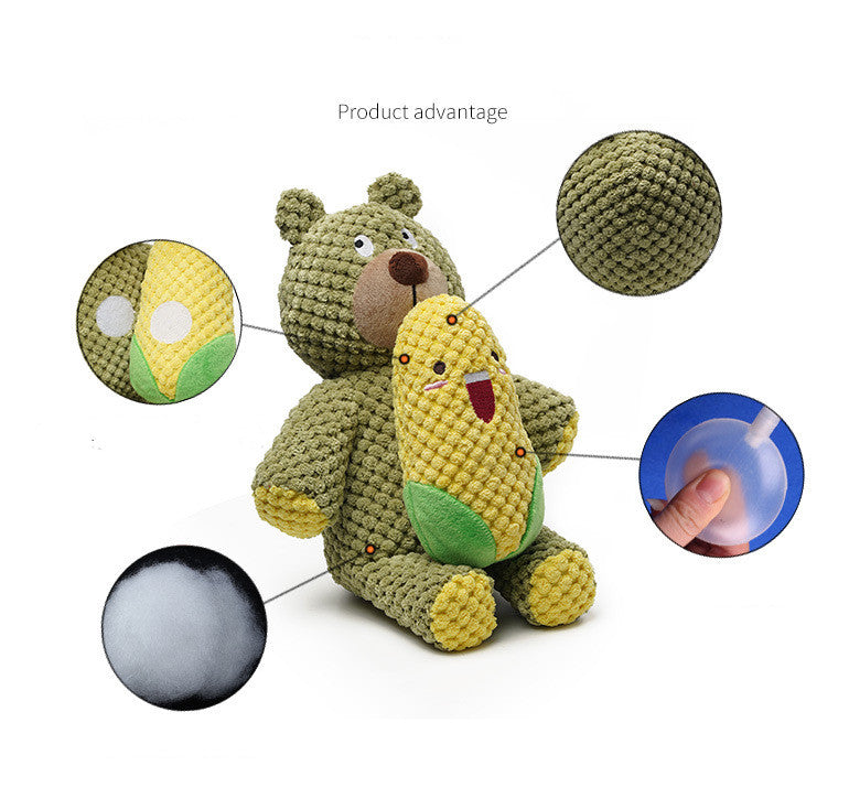 Juguete Interactivo de Perro para Limpieza de Dientes Resistente a Mordeduras.