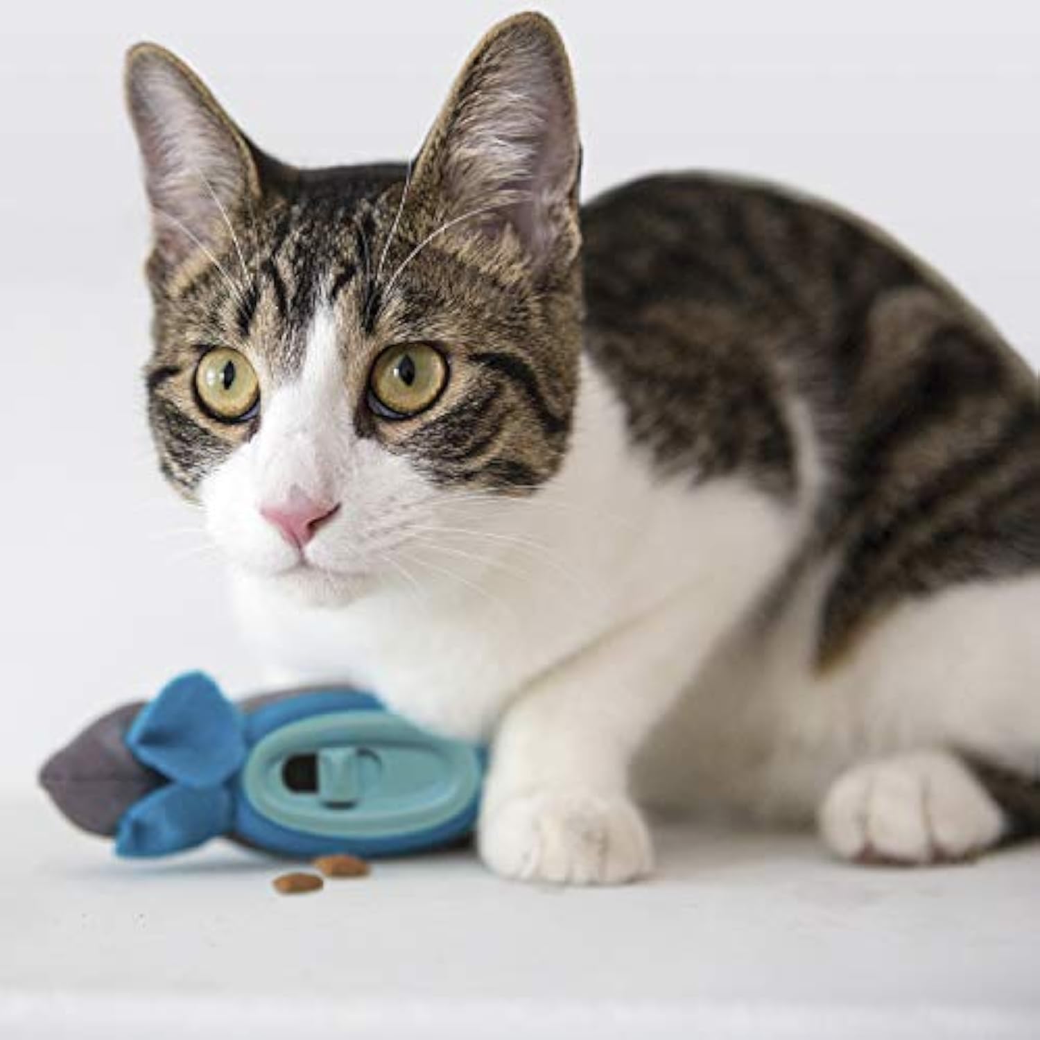 Dispensador Interactivo de Comida Golosinas para Gato Fomenta el Instinto Natural de Caza.