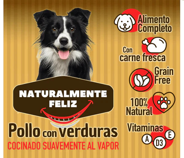 Menú x12  Perro- 5,4 Kg Pollo fresco con verduras