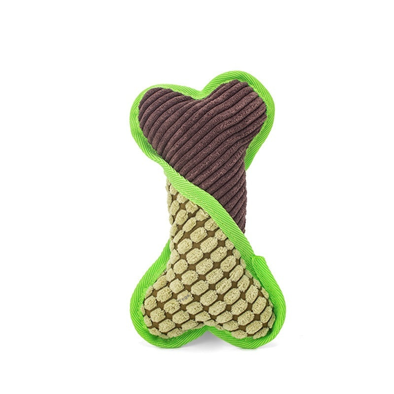 Juguete Hueso de Peluche con Sonido para Perro y Gato