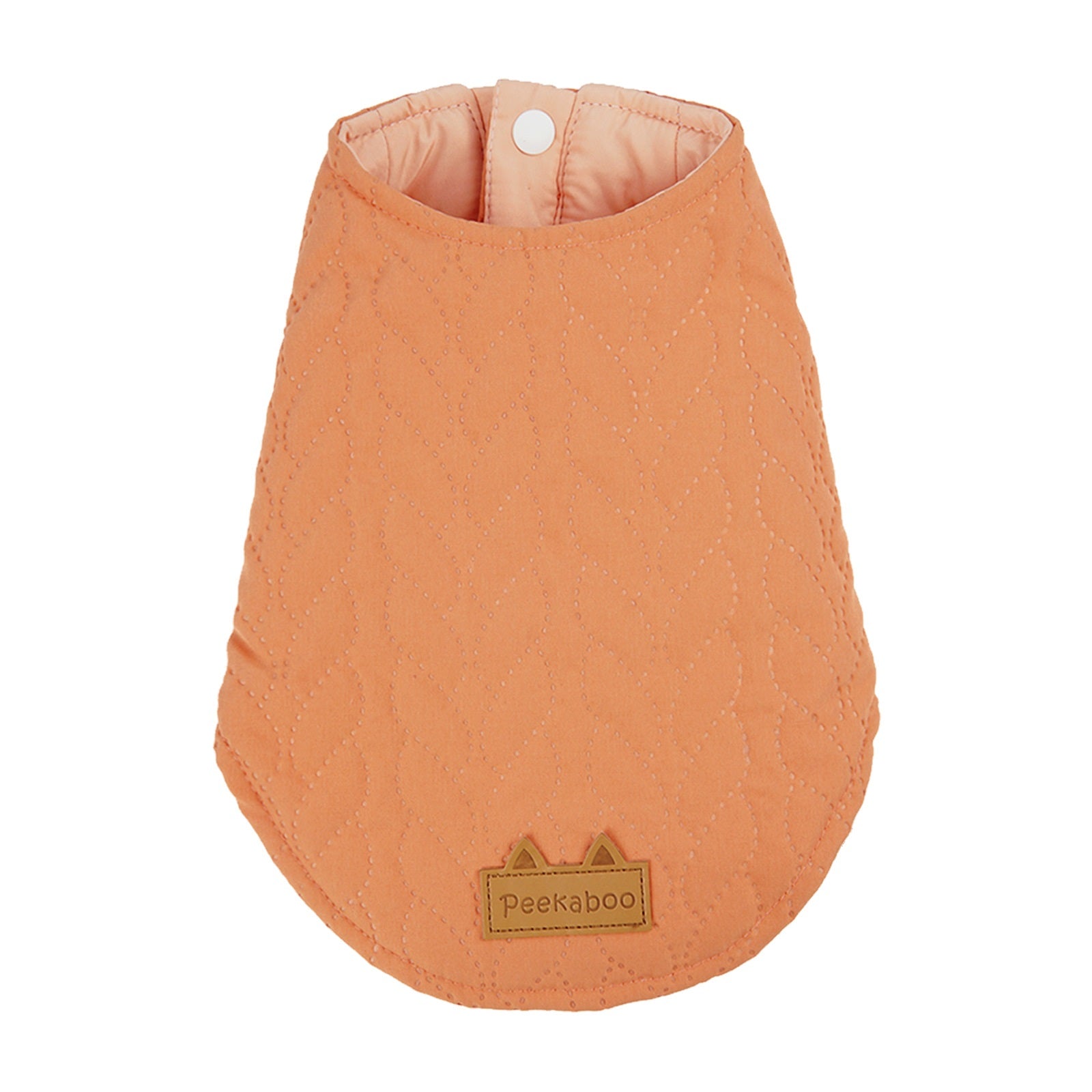 Conjunto para Perro Mascota de Algodón Acolchado con Botones de Jacquard Cálido para Otoño e Invierno