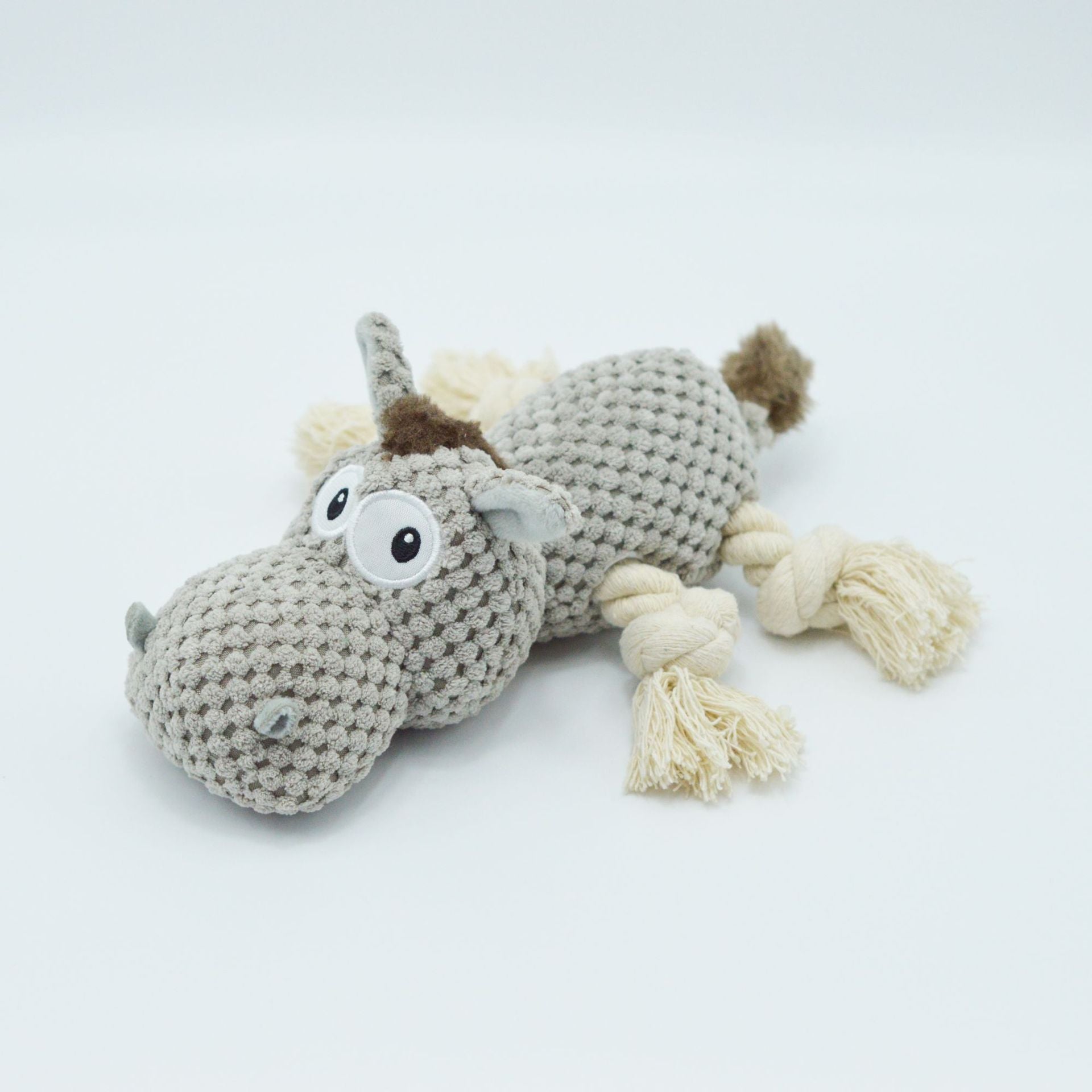 Juguete Peluche para Perro Mascota con Sonido de Rebuzno de Burro