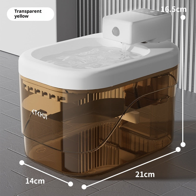 Bedero automático de Agua para Gato Perro Mascotas con Filtro Silencioso de Inducción Inteligente