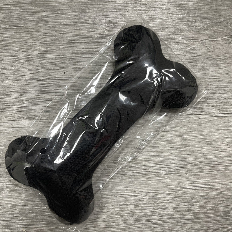 Juguete para Morder de Terciopelo de Algodón para Perro con Forma de Hueso
