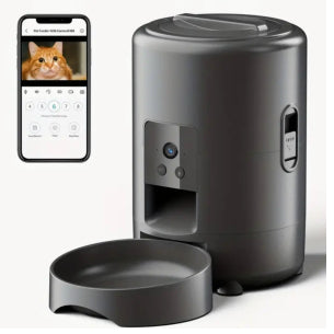 Comedero Inteligente para Perro Gato Mascotas de 2 l con Temporizador y WIFI.