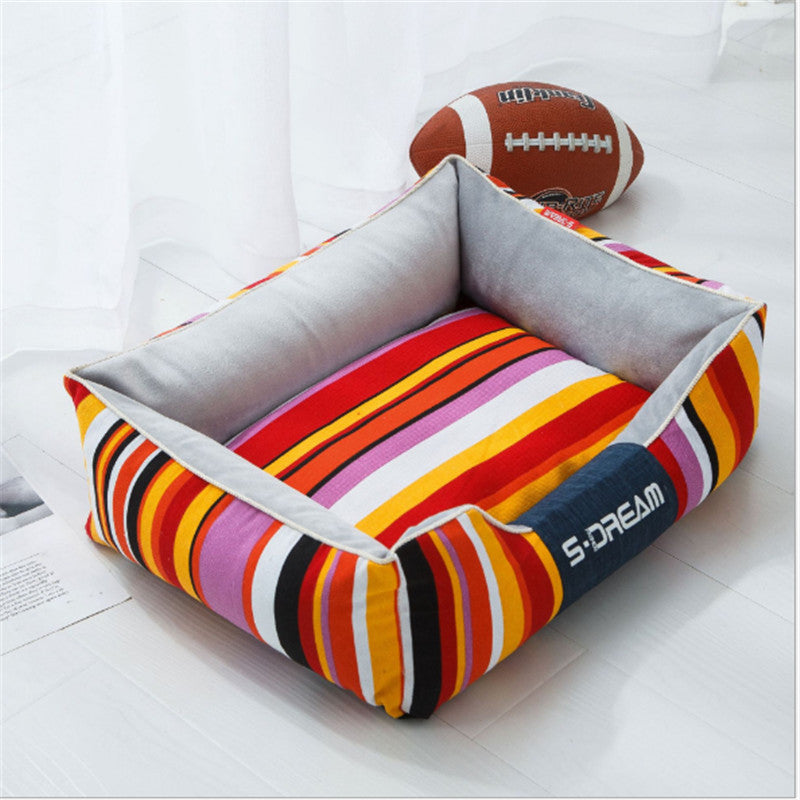 Cama para Mascota Cálida Invierno Extraíble y Lavable Perro Gato