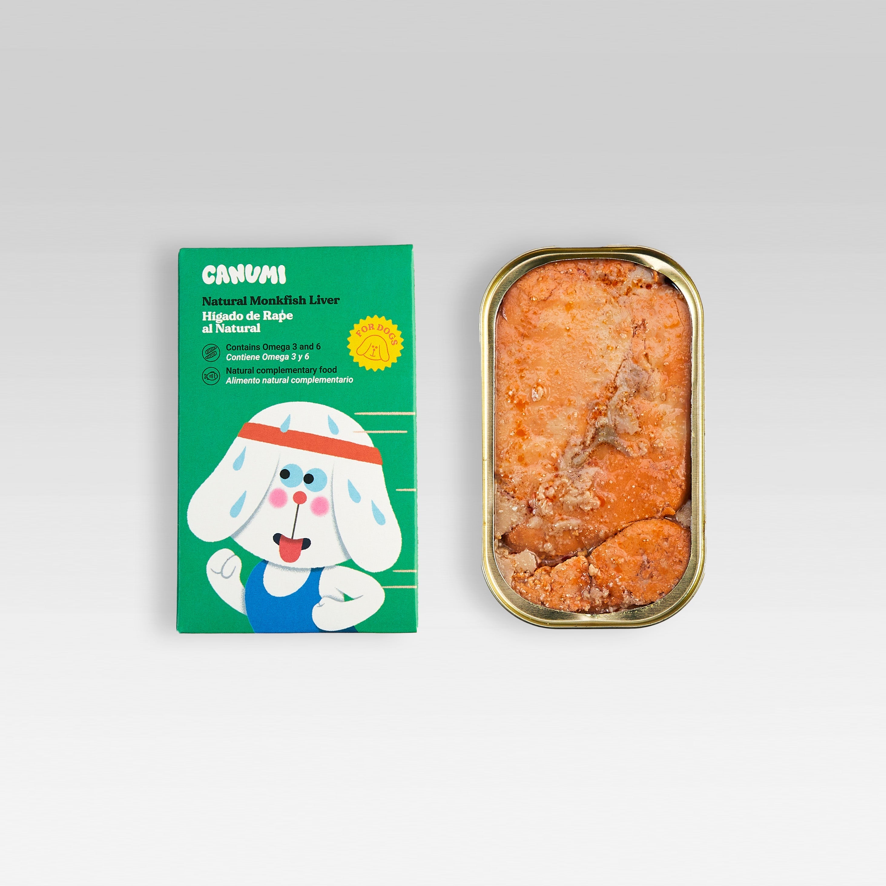 Conserva de Pescado Natural Hígado de Rape para Perro