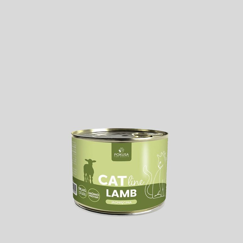 Lata de Comida Húmeda Cordero 100% Natural para Gato