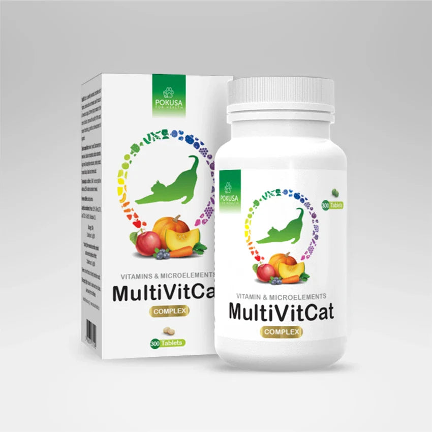 Tabletas de Multivitamínas y Microelementos para Gato