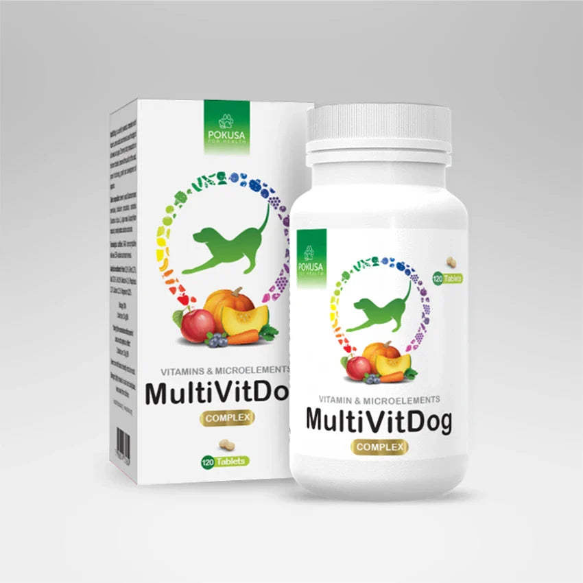 120 Tabletas Multivitamínas y Microelementos para Perro