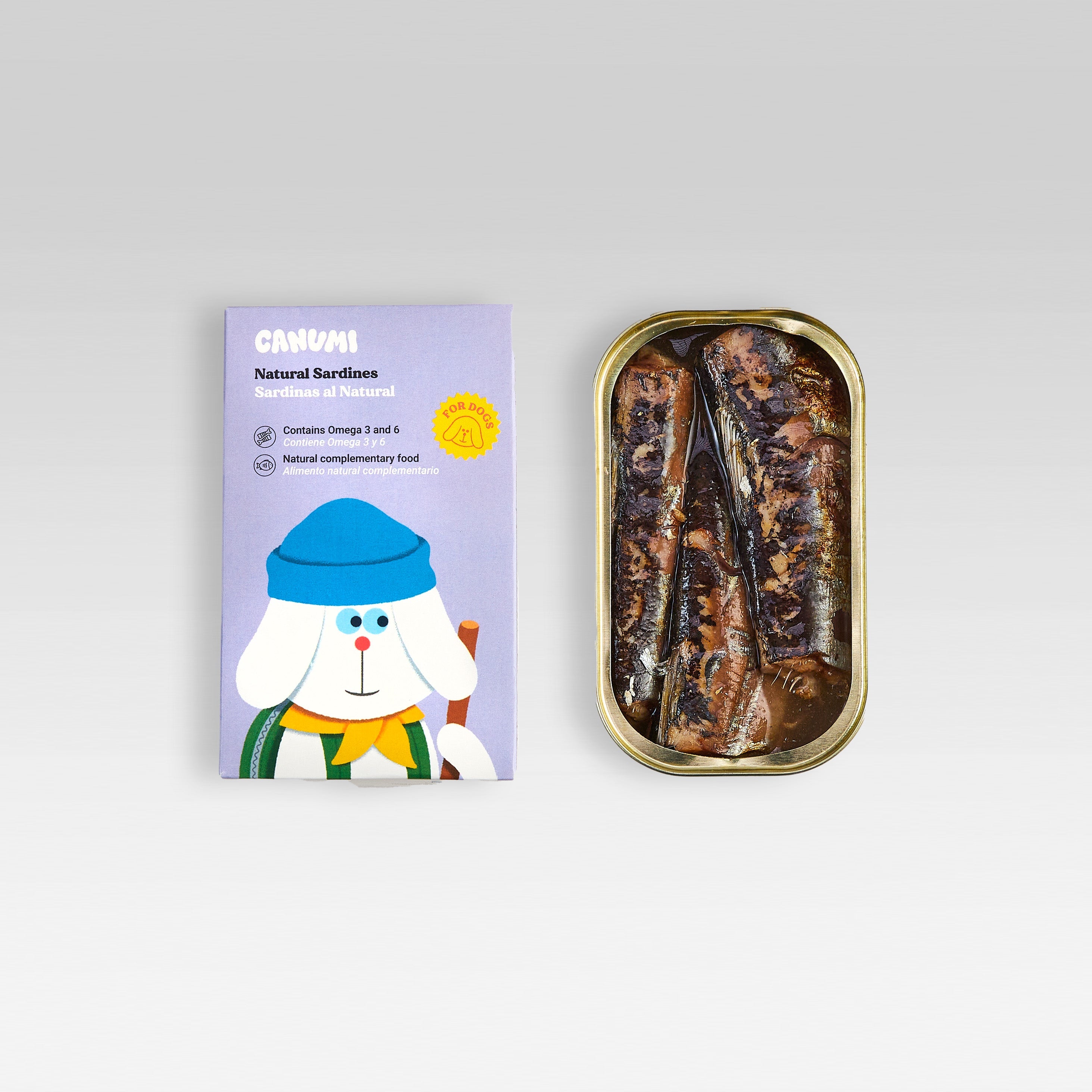 Conserva de Pescado Natural Sardinas para Perro