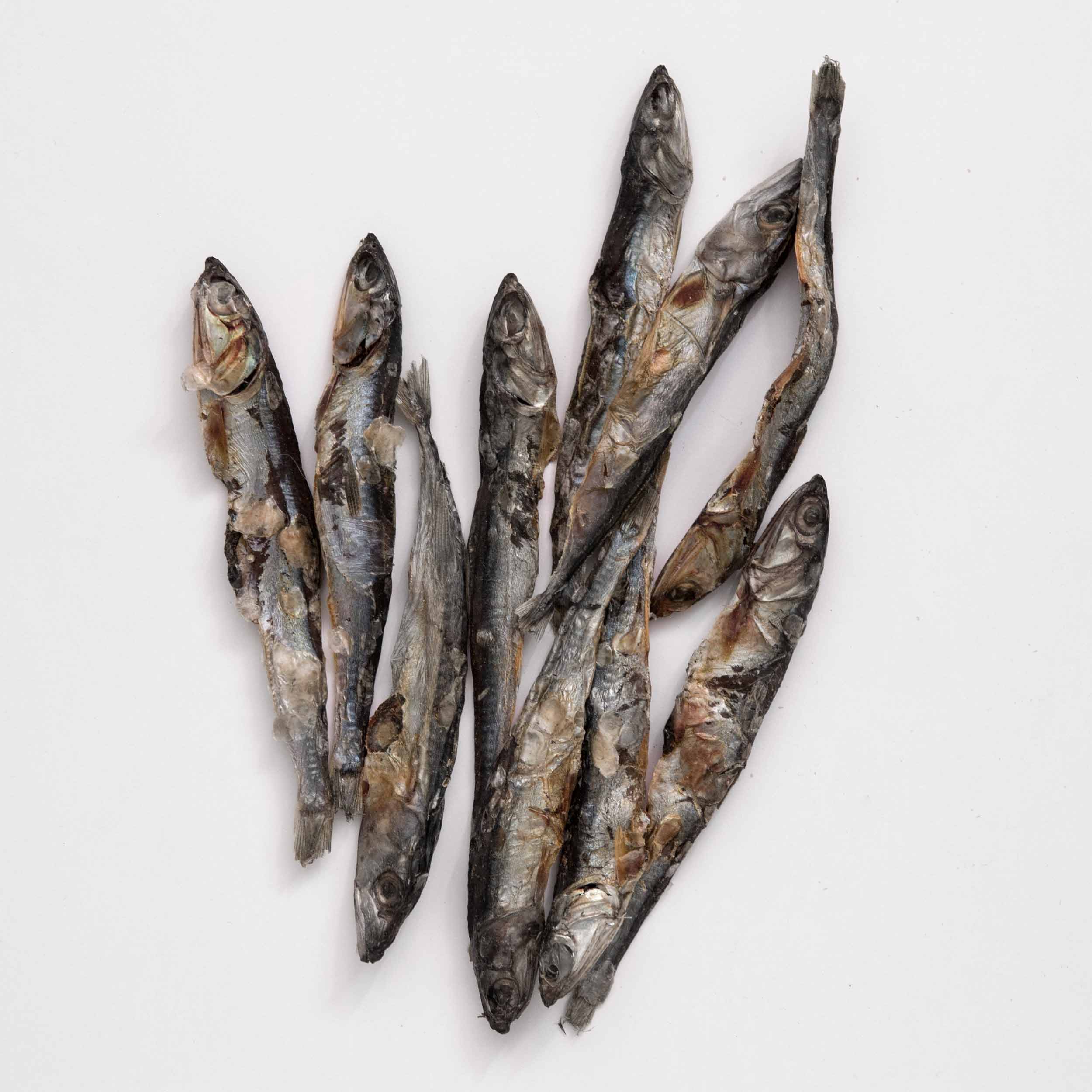 Snacks de Boquerones Enteros Deshidratados para Gatos y Perros - Snack 100% natural de Omega 3